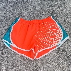 Varsity UCA neon cheer Shorts